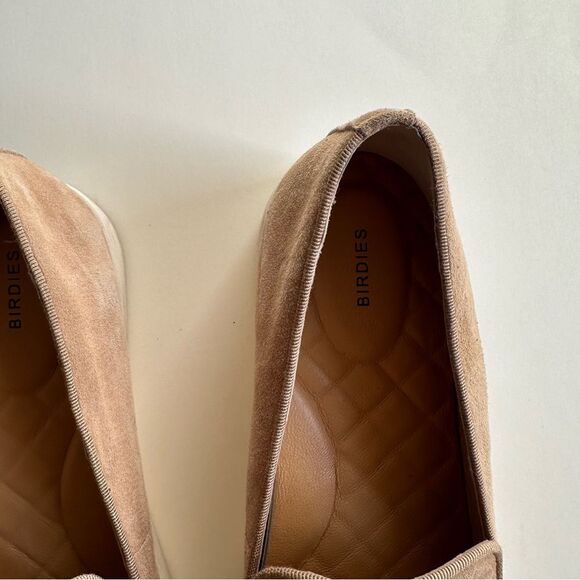 Birdies Tan Suede The Swift Classic Slip On Sneakers - Picture 4 of 9
